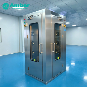 <span class=keywords><strong>Porte</strong></span> battante hermétique en forme de L, douche à <span class=keywords><strong>air</strong></span> portable, système intelligent économique et interverrouillé pour atelier industriel GMP - Product Image 6