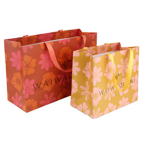 Carta con gioielli di marca marrone imballaggio manici di ringraziamento in cartone vendita al dettaglio di lusso Kraft Business porta abiti da Shopping bag di carta - Product Image 3