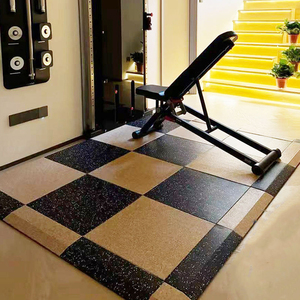 <span class=keywords><strong>Tapis</strong></span> <span class=keywords><strong>de</strong></span> sol en caoutchouc à emboîtement universel composite écologique pour haltères à haltères absorbant les chocs résistant à l'usure MCG - Product Image 6