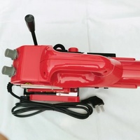 Máquina de soldadura de Geomembrana 800, depósito de 1,0mm, soldadura de membrana antifiltración, máquina de soldadura de escalada de doble rodillo