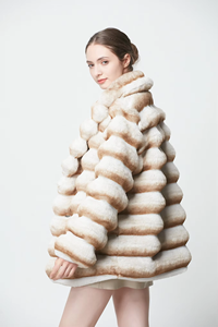 Designer personalizzato qualsiasi stile di Design campione <span class=keywords><strong>pelliccia</strong></span> marrone <span class=keywords><strong>cappotto</strong></span> di <span class=keywords><strong>pelliccia</strong></span> <span class=keywords><strong>con</strong></span> buoni uomini - Product Image 3