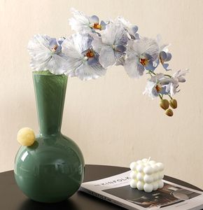 High-End Modern Design Style Candy Color Irregular <b>Glass</b> Aromatherapy Container Cute Ornament Tabletop Vase Board Decoration - Product Image 6