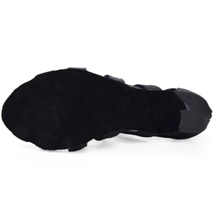 Zapatos de baile de alta calidad para mujer, botas de salón negras, zapatos de Salsa Tango, Sandalias de tacón alto con recorte de malla para fiesta a la moda, verano <span class=keywords><strong>2022</strong></span> - Product Image 5