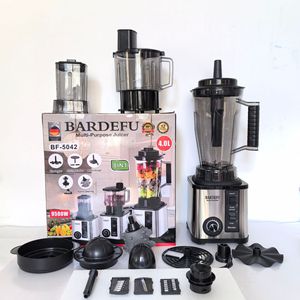 Mixeur multifonctionnel 8-en-1 de 4 L pour la maison, le commerce, le magasin : broyeur à glace, hachoir à viande, presse-fruits et légumes, et machine à smoothies - Product Image 6