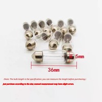 Ampoules de plafonnier automobile, ampoule à double extrémité, éclairage intérieur, éclairage de coffre, éclairage de plaque d'immatriculation, 12V/24V, halogène C5w/10w