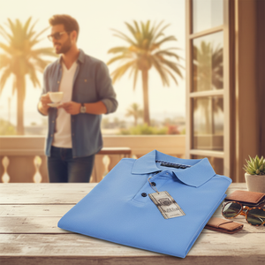 Polo <span class=keywords><strong>Rosso</strong></span> Bordeaux all'Ingrosso, 100% Cotone, T-Shirt di Alta Qualità alla Moda, Polo a Maniche Corte - Product Image 3