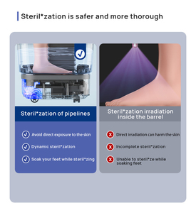 Bain de pieds électrique pliable automatique, multi-modes, relaxant pour les jambes, baignoire pour les pieds, masseur pour les pieds - Product Image 4