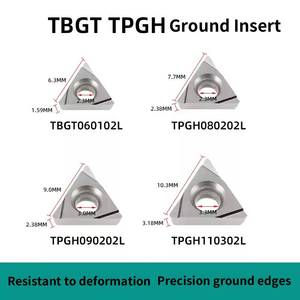 Insertos Triangulares de Cermet TBGT060102 / TPGH090204/TPGH110302L para Mandrinado Fino en Mecanizado de Orificios Internos - Product Image 2
