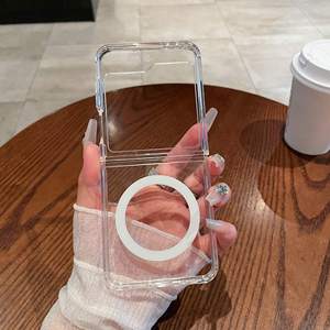 เคสโทรศัพท์ระบบแม่เหล็ก PC TPU ใสชาร์จแบบไร้สายกันกระแทกล้างฝาครอบมือถือสำหรับ Samsung Galaxy <span class=keywords><strong>Z</strong></span> <span class=keywords><strong>Fold</strong></span> 7 6 Flip 6 6 5 <span class=keywords><strong>4</strong></span> - Product Image 5