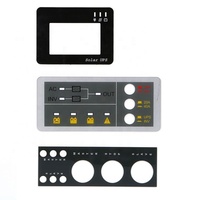 Étiquettes personnalisées en acrylique sérigraphiées pour appareils électriques, étanches, de contrôle électronique, fabriquées en usine OEM/ODM