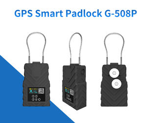 HHD G-508N GPS Tracker Unlocking Tool Cloud Glass Wood Doors Containers Elock Mobicom Locks RFID IP Enabled Smart <strong>Padlock</strong> Alarm - Product Image 5