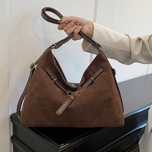 Wholesale Lady Vintage Three-Strap <b>Zip</b> Closure National Style PU Portable <b>Tote</b> Bag Fashion Large Capacity Women Shoulder Bag - Product Image 4