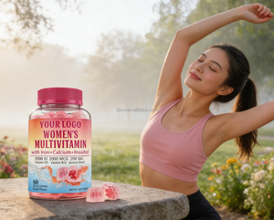 Multivitamine gummies met alg, calcium, ijzer, foliumzuur, biotine en vitaminen voor vrouwen - Product Image 3