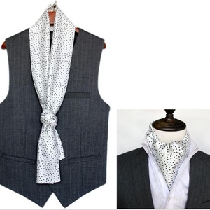 Novedad personalizada para hombre colorido doble cara corbata <span class=keywords><strong>Ascot</strong></span> corbata bufanda para fiesta de negocios - Product Image 4