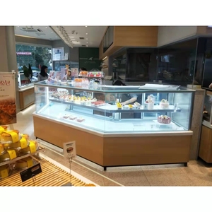 Vetrina Refrigerata Verticale ad Angolo Retto per Bevande, Dolci e Frutta - Congelatore per Torte e Dessert - Product Image 6