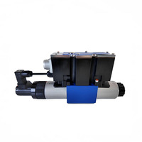 Vanne hydraulique proportionnelle 4WREE haute précision, max. 3000 L/min, en fonte, pour équipement d'automatisation industrielle
