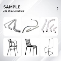Máquina Industrial Automática CNC para Doblar Tubos de Acero Inoxidable 304/316, Mandril para Tuberías de Baño, Herrajes Decorativos para Baño