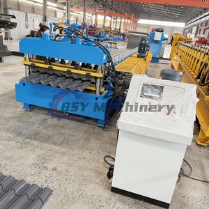 Machine de fabrication de tôles de toiture en <span class=keywords><strong>zinc</strong></span> pour tuiles émaillées personnalisées, machine de formage de tuiles émaillées IBR double couche robuste avec fonctionnement automatique - Product Image 2