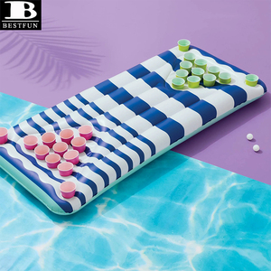 Mesa <span class=keywords><strong>de</strong></span> Beer Pong Inflable Gigante, Flotador <span class=keywords><strong>de</strong></span> PVC Grueso, Juego <span class=keywords><strong>de</strong></span> Beer Pong, Colchoneta <span class=keywords><strong>de</strong></span> Agua, Juguete <span class=keywords><strong>de</strong></span> Fiesta para Adultos - Product Image 1
