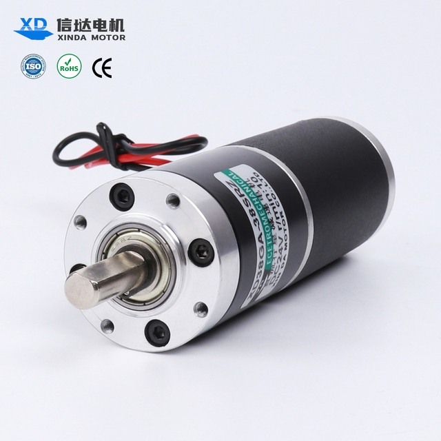 High Efficiency 12V/24V DC Planetary Gear Motor 10W Adjustable Speed Forward and Reverse Brushed Motor for Medical Equipment