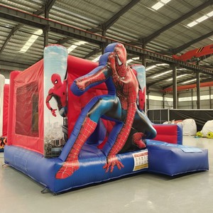 <span class=keywords><strong>Château</strong></span> Gonflable Écologique en PVC pour le Commerce International, Parcours de Trampoline et Toboggan pour Enfants - Product Image 5