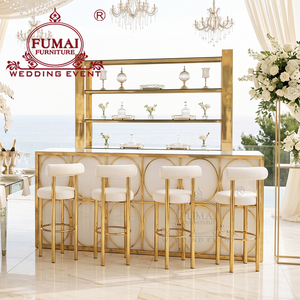 "Wedding Club Furniture Cóctel Juice Bar Mostrador Con Wine Rack Muebles Para Bares Y Discotecas" - Product Image 3