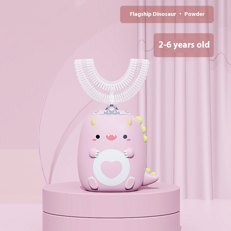 Электрическая зубная щетка для детей 2-12 лет U-образная Мягкая Детская щетка для домашнего использования поощряет любовь к чистке зубов