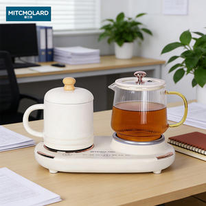 <span class=keywords><strong>Bouilloire</strong></span> électrique à double zone, théière, pot en céramique pour la préparation de boissons saines, nouvelle tendance 2026, contrôle de la <span class=keywords><strong>température</strong></span> domestique - Product Image 4