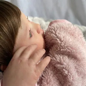 Poupée de mode réaliste pour bébés filles nouveau-nés, modèle Abigail, 19 pouces, avec peau 3D visible et peinture multicouche, disponible en deux versions. - Product Image 2