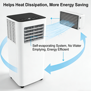 Aire Acondicionado Portátil de 5000 BTU Solo Frío con Enfriamiento Rápido, Ultra Silencioso y Construcción de Plástico - Product Image 1
