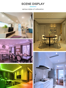 Bán Chạy Đèn Âm Trần LED RGB + CCT Đèn Âm Trần Led 6W Có Thể Điều Chỉnh Độ Sáng AC 100-240V Đèn Âm Trần Thông Minh Rgbcw IP54 - Product Image 6