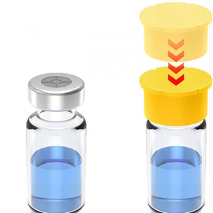 Capuchon en silicone pour flacon de 3 ml, couvercle de protection pour flacons d'injection de laboratoire, ensemble coloré - Product Image 3