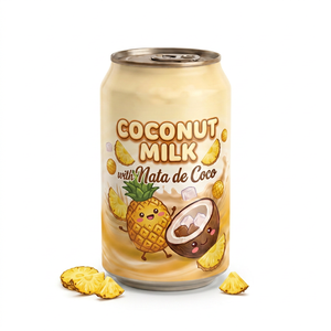 นมมะพร้าวขายดี รสสตรอว์เบอร์รี ผสมวุ้นเส้น ขนาด 330 มล. ผลิตในเวียดนาม - Product Image 1