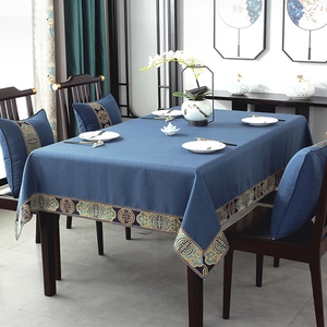 YongHo moderno lino europeo americano olio-protezione lavabile sala <span class=keywords><strong>da</strong></span> pranzo tovaglia per banchetti Hotel - Product Image 1