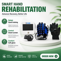 Gants de rééducation électriques multifonctionnels pour les doigts, exercices de flexion/extension des cinq doigts, rechargeables par USB, tailles S-XL LEYIDI