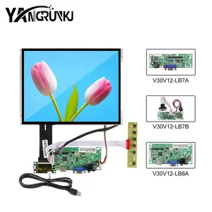 새로운 10.4 인치 800x600 BOE BA104S01-200 밝기 300 LVDS 20 핀 T3B1 산업용 터치 및 제어 보드 TFT LCD 모니터