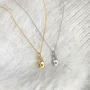 Collar Dylam, Nuevo Modelo con Forma de Candado, Chapado en Oro de 18k, Romántico, Precio de Fábrica al por Mayor, Plata de Ley 925, para el Día de San Valentín - Product Image 4
