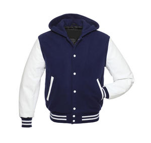 Veste universitaire à manches longues avec broderie en chenille personnalisée et patchwork High Street Loose Baseball Jacket Veste respirante de grande taille - Product Image 4