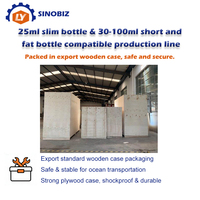 Línea de Producción Compatible con Botellas Delgadas de 25 ml y Botellas Cortas y Anchas de 30-100 ml