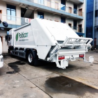 Camion compacteur de déchets solides municipaux à haute compression pour la collecte des déchets et l'assainissement
