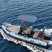 Hedia Rib Boat 20ft Coque en aluminium 580cm Bateau gonflable