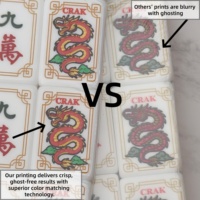Juego de Mahjong Americano con Temática de Golf, 160 Piezas, Fichas Acrílicas, Juego de Mesa Decorativo, Regalo Festivo para Entusiastas del Mahjong