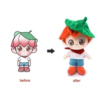 Poupée fille sur mesure mascotte en peluche poupée bébé en peluche pour filles doux manga fille mignonne belle poupée