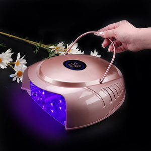 2025 desain Nique populer di <span class=keywords><strong>USA</strong></span> Full Black Pro Cure 64W kuku UV nirkabel lampu Led pengering kuku Label pribadi - Product Image 3