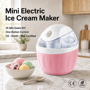 Máquina Eléctrica Automática para Hacer Helados de Frutas, Mini, para el Hogar, Autocaravanas, Cocina y Uso <span class=keywords><strong>en</strong></span> Exteriores, para Niños, Hazlo Tú Mismo - Product Image 1