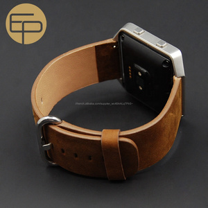 protection boîtier en acier inoxydable à dégagement rapide qualité véritable cuir véritable bande de <span class=keywords><strong>montre</strong></span> pour <span class=keywords><strong>fitbit</strong></span> <span class=keywords><strong>blaze</strong></span> - Product Image 5