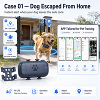 Traceur GPS GSM 2G GPRS WiFi étanche multi-moniteur pour animaux de compagnie, avec son et lumière, compatible PC, idéal pour le camping et les voyages en extérieur