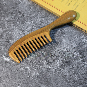 Sandalwood <b>Wide</b> Tooth <b>Comb</b> 1-1A Handmade Hair Care For Home Use - Product Image 2
