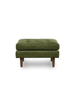 Pouf ottoman en velours haut de gamme de style rétro américain pour salon, entrée, ou comme repose-pieds de lit pour changer de chaussures