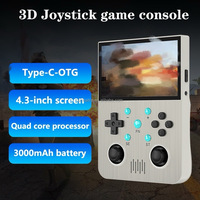 Console de jeu portable G30, écran IPS de 4,3 pouces, batterie de 3000 mAh, 8+8 Go de RAM ROM, processeur quadricœur RK3326, 64 Go, console de jeu TV M18